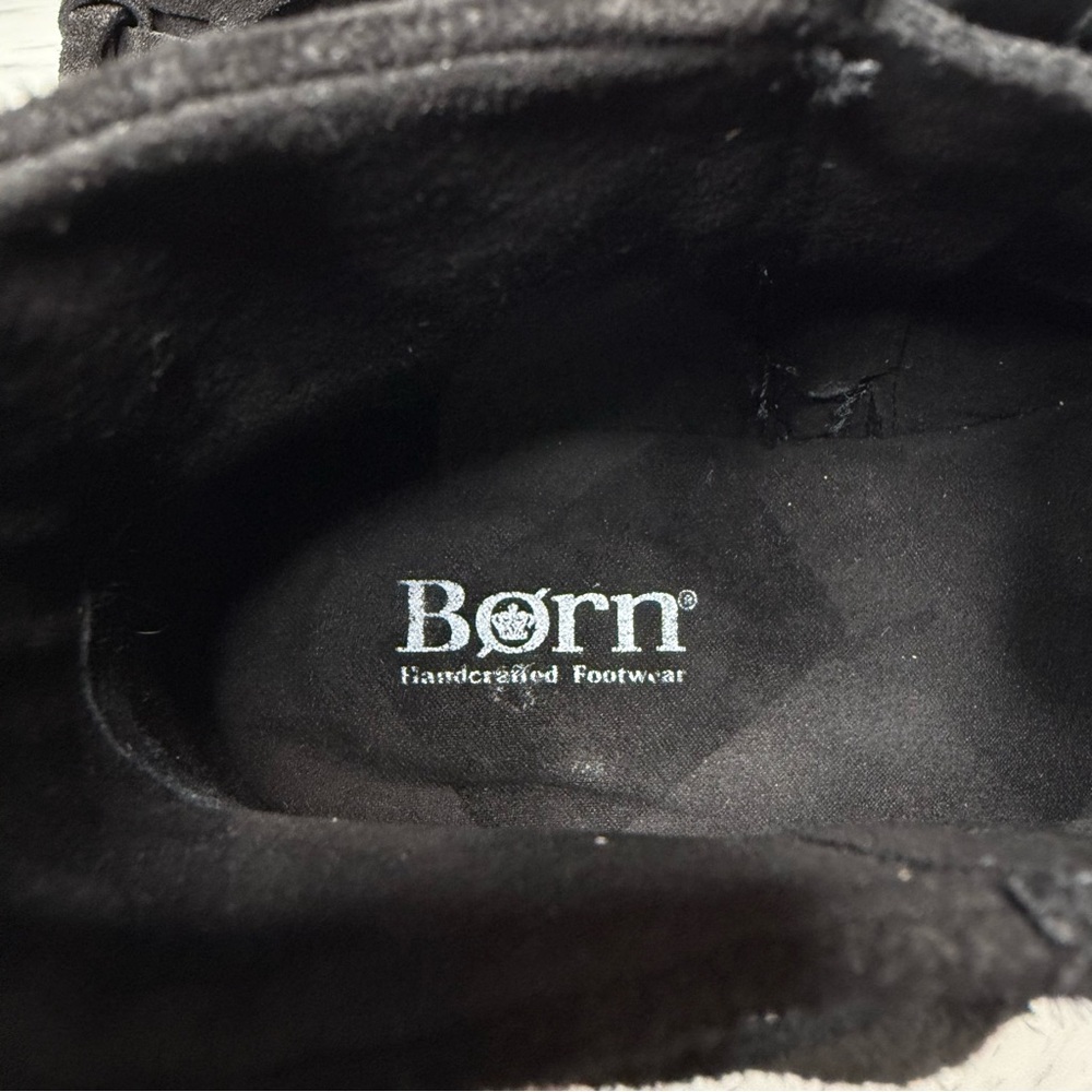 New! Born Viana Black Distressed Wedge Bootie 9 1/2 - Picture 12 of 14